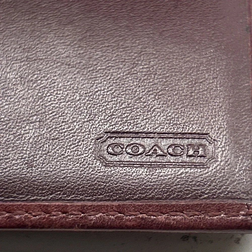 Coach signature red